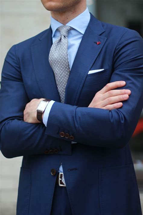 navy blue suit  grey polkadot tie pictures   images  facebook tumblr