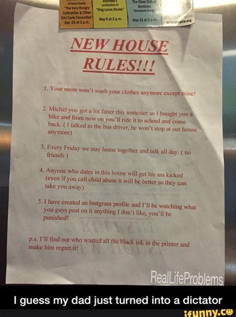 father new house rules your mom won t wash your clothes anymore