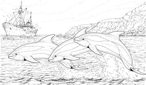 dolphin coloring pages