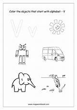 Alphabet Color Megaworkbook Only Things sketch template