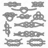 Nudos Cuerda Knots Conjunto sketch template