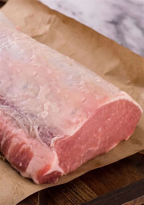 boneless pork loin center cut  lb   lb majestic foods