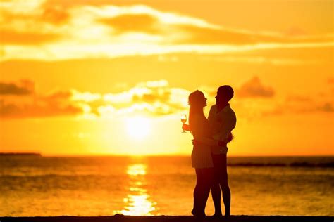 free photo silhouette lovers hug hugging sunset couple beach max pixel