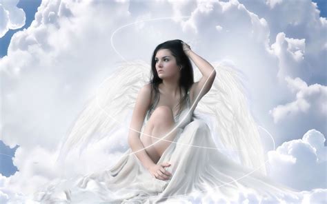 white angel angels wallpaper  fanpop