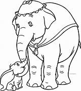 Dumbo Wecoloringpage Elephant sketch template