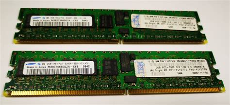 ibmsamsung gb ddr ram rx pc p    matched pair