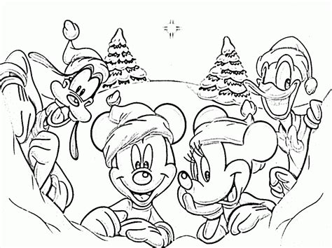 disney cartoon characters coloring pages christmas coloring home