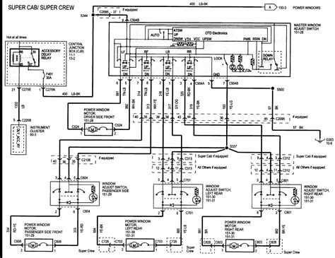 diagram ford  power windows wiring diagram mydiagramonline