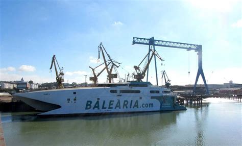 Baleària Repowers High Speed Ship ‘jaume Ii’