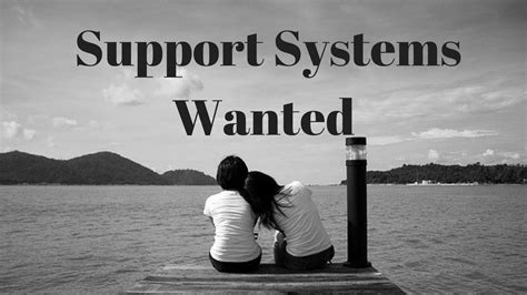 seeking support systems youtube