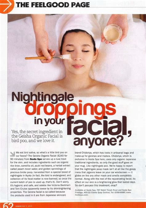 geisha organic facial japanese facial treatment ikeda