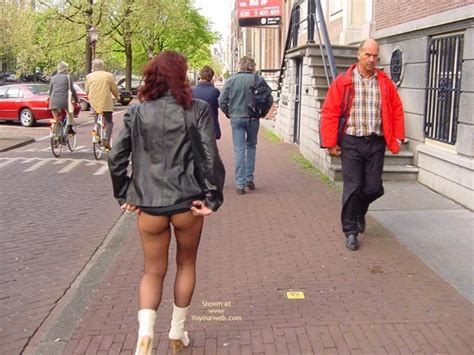 pantyhosed ass in the street may 2003 voyeur web hall of fame