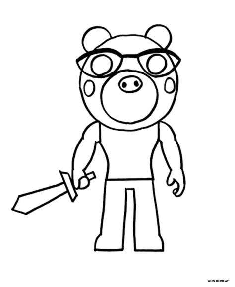 coloring pages roblox print