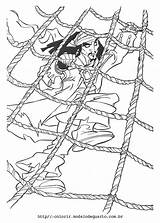 Piratas Caribe Pintar Sparrow sketch template