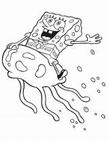 Spongebob Kolorowanki Jellyfish Schwammkopf Esponja Squarepants Kleurplaten Jelly Kolorowanka Mandala Plankton Kleurplaat Druku Krab Ausmalbilder Krokante Tekenen Kwal Dzieci Kreative sketch template