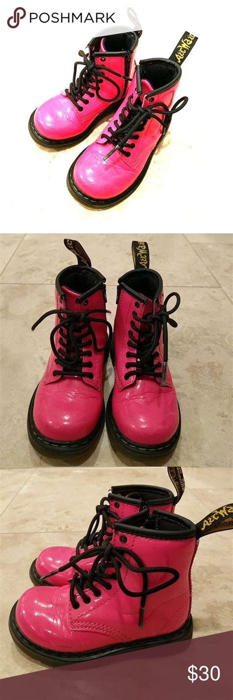 hot pink  martens  euc hot pink dr martens  amazing super cute  sassy