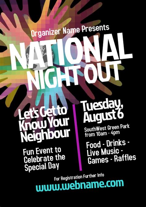 copy  national night  flyer template postermywall