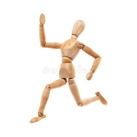 wood man model  running pose stock image image  running chase
