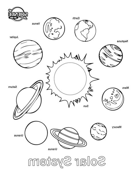 solar system coloring pages  preschool coloring pages