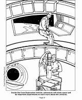 Space Coloring Pages Shuttle Printable sketch template