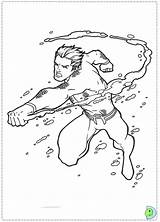 Coloring Aquaman Dinokids Pages Close Popular sketch template
