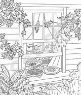 Coloring Pages Adult Colouring Book Coloriage Printable Patio Mandala Spring Para Books Color Teeny Christmas Colorful Party Sheets Thanksgiving Sample sketch template