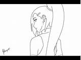 Ino Yamanaka Coloring Lineart Pages Deviantart Popular sketch template