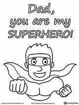 Coloring Dad Superhero Fathers Card Father Printable Pages Cards Myteachingstation Happy Worksheet Daddy Kids Super Colouring Hero Worksheets Drawing Pieces sketch template