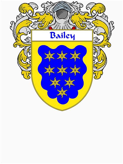 bailey coat  armsfamily crest  shirt  irisharms redbubble