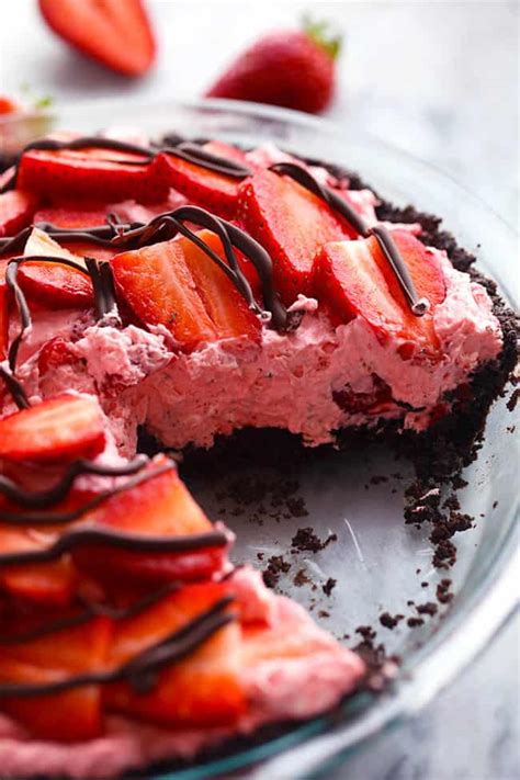 bake chocolate strawberries  cream pie  recipe critic