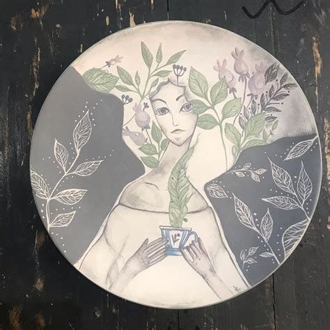 Monica Lee On Instagram “finally Handing Her In For Glaze I Painted