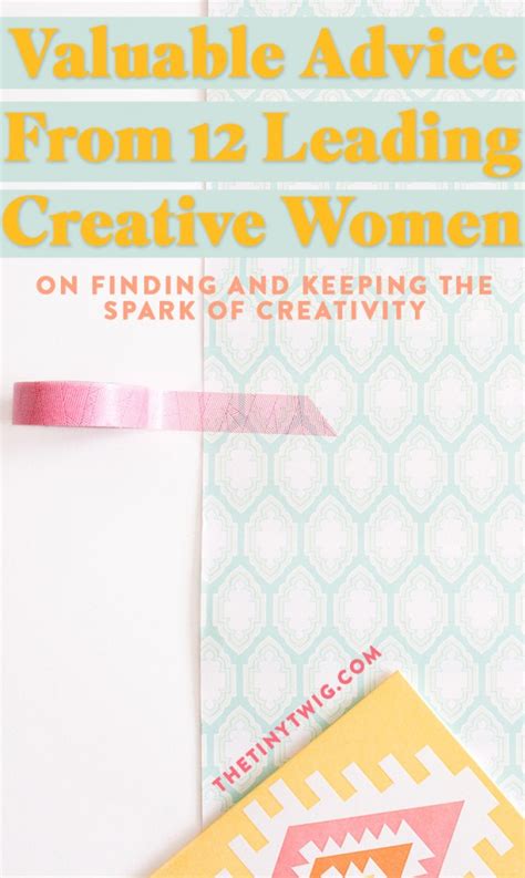 creative advice  leading women