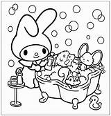 Coloring Pages Melody Cinnamoroll Kuromi Colouring Cute Kitty Hello Sanrio Printable Sheets Kids Bathtime Christmas Print Popular Coloringhome Comments Choose sketch template