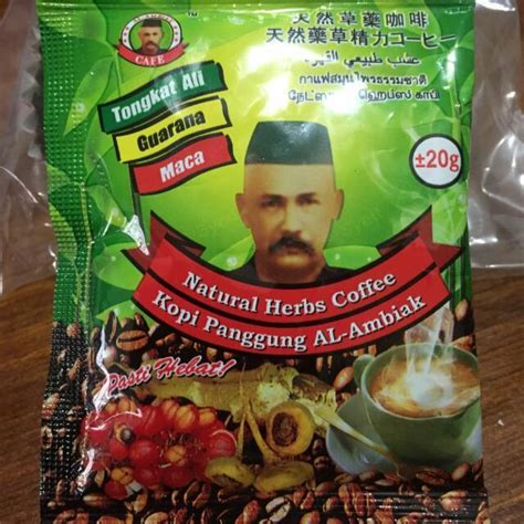 10 x al ambiak super strong tongkat ali coffee natural herbs men sex