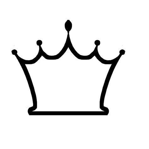 simple crown vector clipart