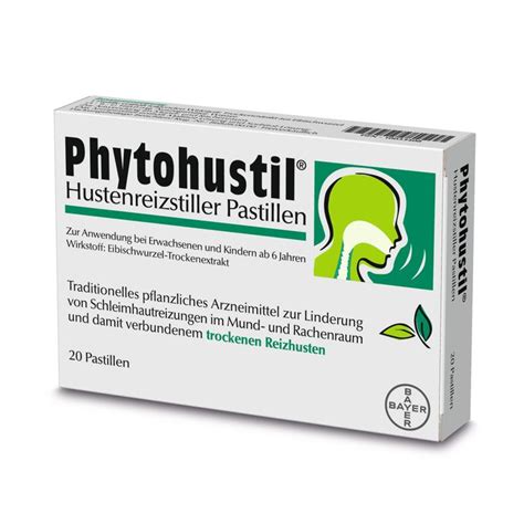 phytohustil hustenreizstiller pastillen  st husten erkaeltung