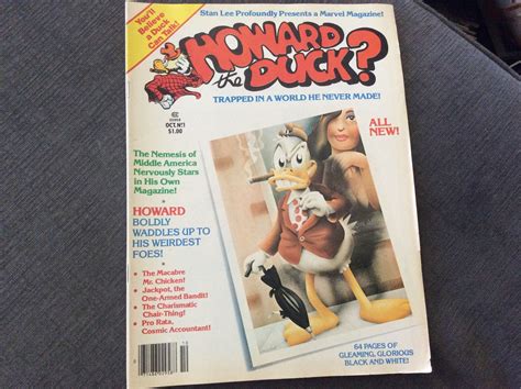 Howard The Duck Magazine 1 October 1979 Etsy
