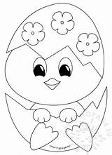 Easter Chick Coloring Pages Chicken Baby Cute Egg Chicks Kids Templates Drawings Drawing Printable Color Puppy Template Clipart Sheets Ausmalbilder sketch template