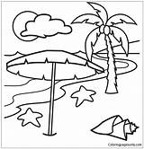 Tropical Coloring Beach Pages Island Lovely Hawaiian Color Islands Printable Online Drawing Clipartmag sketch template