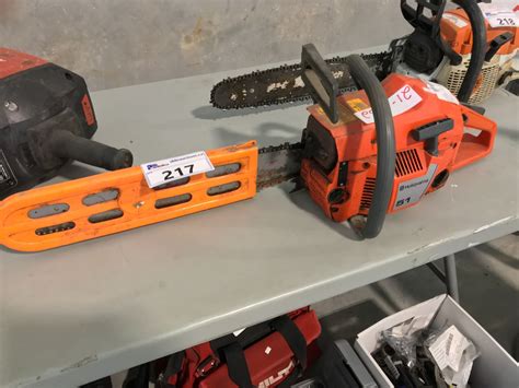 Husqvarna 51 Gas Powered Chainsaw Able Auctions