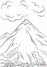 Mewarnai Gunung Montanhas Colorare Montagne Montagna Bestcoloringpagesforkids Ausmalbilder Paesaggio Ausmalen Berg Berge sketch template