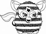 Furby Coloring Boom Pages Furbie Colouring Printable раскраски животные Print Popular доску выбрать sketch template