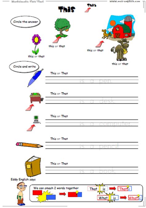 printable english worksheets  worksheet  kids