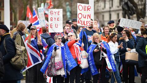 brexit supporters celebrate uks exit  european union cnn video
