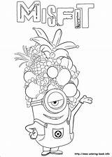 Coloring Pages Minion Stuart Minions Printable Color Getcolorings Print Beautiful sketch template