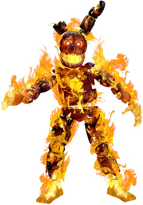 image   fire demon  flames   face  arms standing