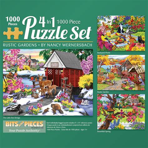 bits  pieces    multi pack set   piece jigsaw puzzle