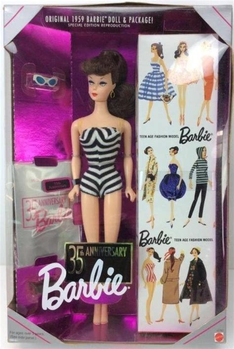 35th Anniversary Barbie New In Box Ce In 2020 Barbie