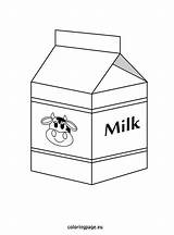 Milk Coloring Carton Drawing Pages Color Printable Getdrawings Foods Getcolorings Coloringpage Eu sketch template