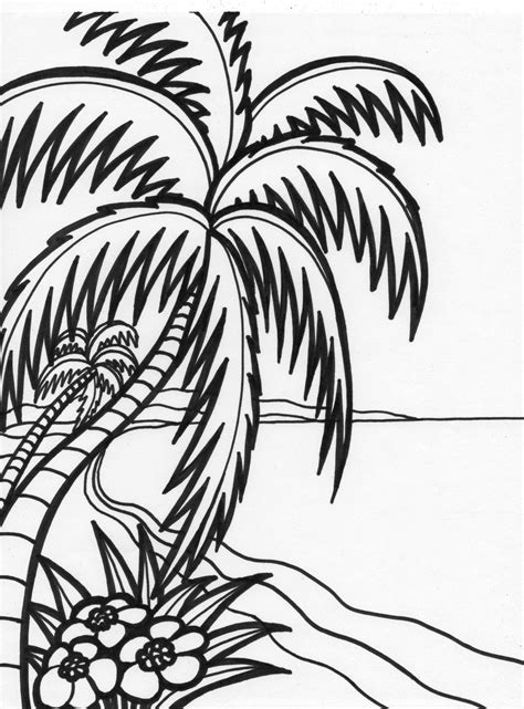 beach coloring pages beach scenes activities